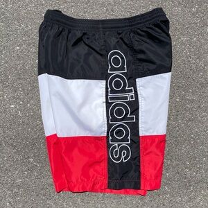 Color Block Spellout Adidas Vtg 1990s Shorts Men's (S)